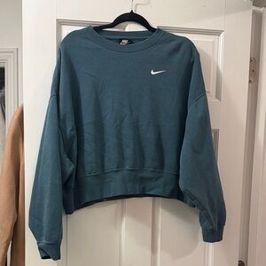 Nike Women's Blue Crewneck Sweatshirt